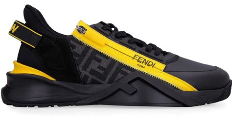 fendi low top sneakers black|Altro.